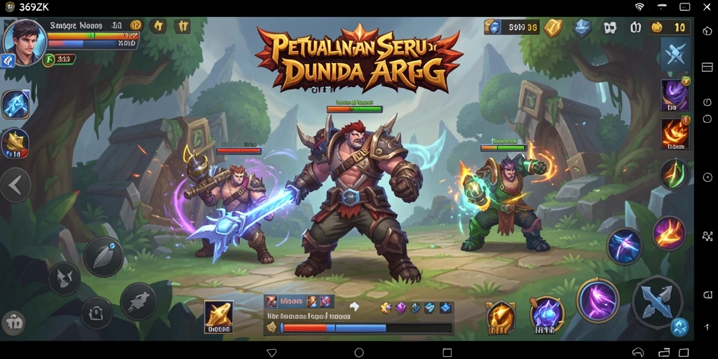 Tangkapan layar utama 369ZK menunjukkan aksi gameplay ARPG yang mendebarkan.