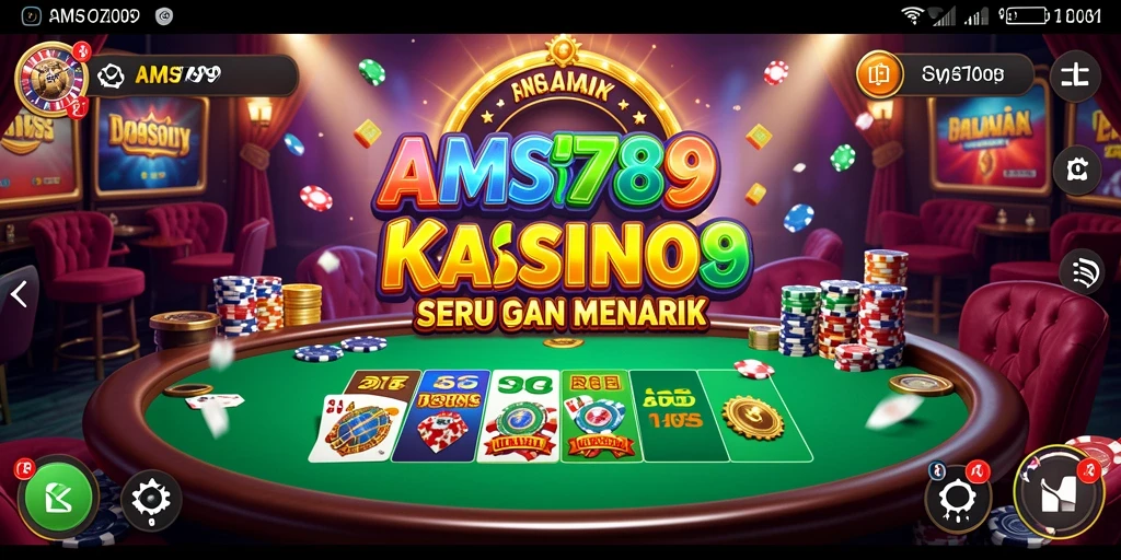 Tampilan gameplay mengasyikkan dari AMS789 di platform Kasino.