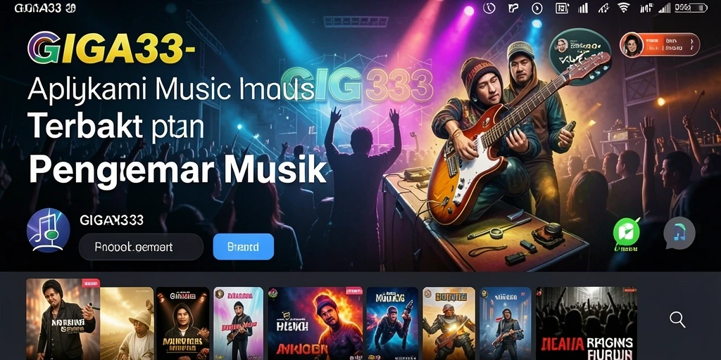 Screenshot GIGA33 menampilkan gameplay interaktif dengan pengalaman musik yang menyenangkan.