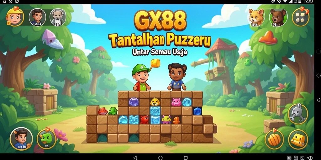 Tangkap layar GX88 menampilkan gameplay seru dari teka-teki yang menantang.
