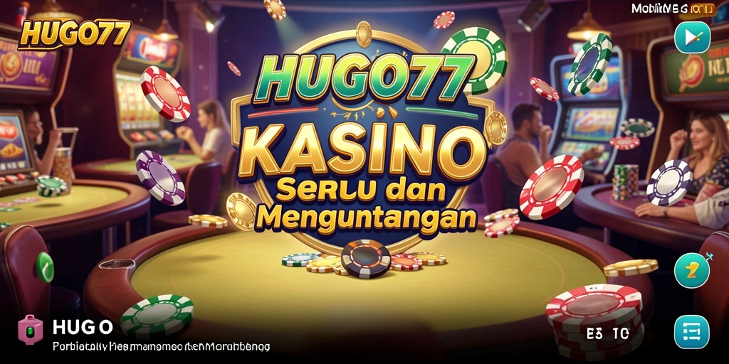 Tampilan menarik saat bermain HUGO77 dengan grafik kasino yang memukau.