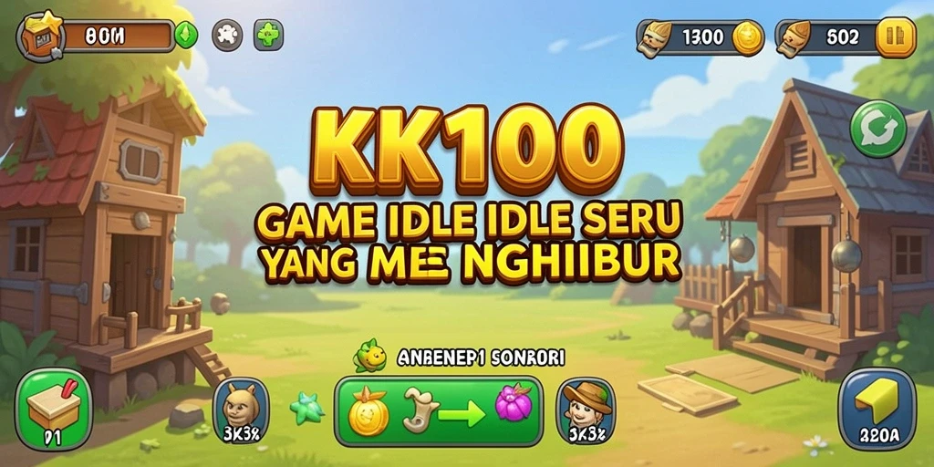 Tampilan screenshot permainan KPK100 yang menampilkan gameplay Idle.