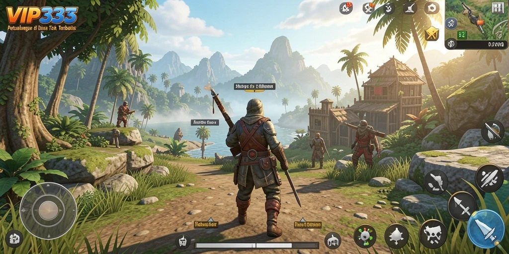 Screenshot gameplay Open World VIP333 dengan petualangan yang menakjubkan.