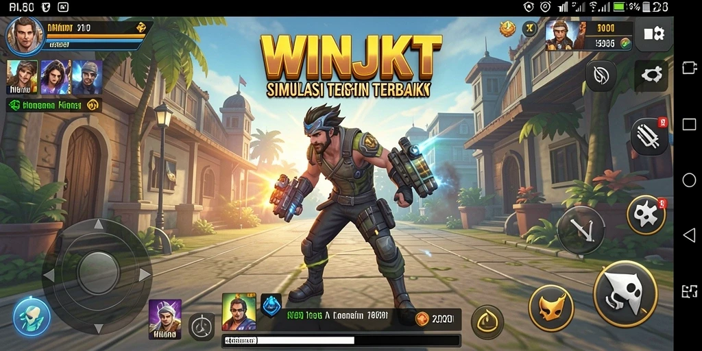 Tangkapan layar gameplay WINJKT menampilkan momen seru dalam simulasi.