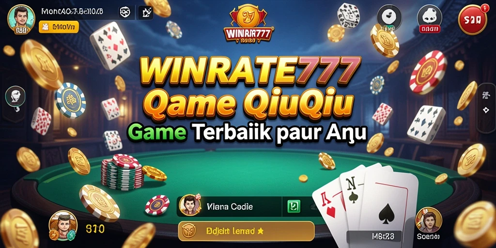 Screenshot WINRATE777 menampilkan gameplay QiuQiu yang seru dan menantang.