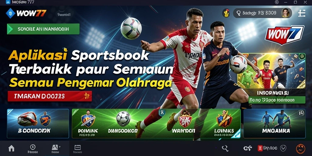 Tampilan gameplay menarik dari aplikasi Sportsbook WOW77.